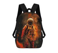 sinyumoney 3D Printed Cosmic Rhythms Children Backpacks Kids Cute School Backpack Outdoor Casual Daypack for Boys Middle School Students 17inch