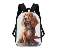 sinyumoney 3D Printed Dog Children Backpacks Kids Cute School Backpack Outdoor Casual Daypack for Boys Middle School Students 17inch