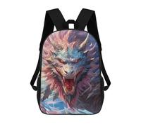 sinyumoney 3D Printed Dragon's Roar Fantasy Artwork -1 School Book Bags Fashion Kids Large Capacity Backpack Children School Bag Travel Rucksacks 17inch