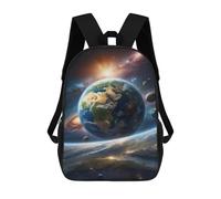 sinyumoney 3D Printed Earth from Space A Cosmic View School Backpack Book 17inch Bags Fashion Backpacks Large Capacity Backpack Children Travel Rucksacks