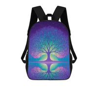 sinyumoney 3D Printed Enchanted Tree Reflections -1 School Backpack Book 17inch Bags Fashion Backpacks Large Capacity Backpack Children Travel Rucksacks