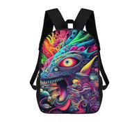 sinyumoney 3D Printed Eye Artwork School Backpack With Big Pockets for Kids Children's Backpacks Boy Girl Book Bags Kids School Bag 17inch
