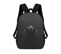 sinyumoney 3D Printed Flat-coated Retriever Photography Children Backpacks Kids Cute School Backpack Outdoor Casual Daypack for Boys Middle School Students 17inch