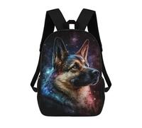 sinyumoney 3D Printed Galactic Dog Portrait -10 School Backpack for Kids Children's 17inch Backpacks Boy Girl Book Bags Kids School Bag