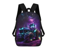 sinyumoney 3D Printed Galactic Tractor Adventure-7 School Backpack for Kids Children's 17inch Backpacks Boy Girl Book Bags Kids School Bag