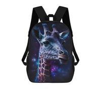 sinyumoney 3D Printed Giraffe in Space Art Print-4 School Backpack Book 17inch Bags Fashion Backpacks Large Capacity Backpack Children Travel Rucksacks