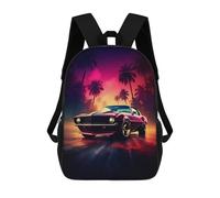 sinyumoney 3D Printed Illuminate The Night Children Backpacks Kids Cute School Backpack Outdoor Casual Daypack for Boys Middle School Students 17inch