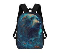 sinyumoney 3D Printed Irish Setter Dog Storybook Children Backpacks Kids Cute School Backpack Outdoor Casual Daypack for Boys Middle School Students 17inch
