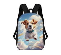 sinyumoney 3D Printed Jack Russell Terrier School Backpack Book 17inch Bags Fashion Backpacks Large Capacity Backpack Children Travel Rucksacks