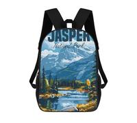 sinyumoney 3D Printed Jasper National Park School Book Bags Fashion Kids Large Capacity Backpack Children School Bag Travel Rucksacks 17inch
