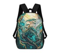 sinyumoney 3D Printed Journey to The Sacred Tree Children Backpacks Kids Cute School Backpack Outdoor Casual Daypack for Boys Middle School Students 17inch