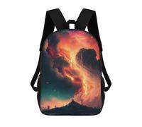 sinyumoney 3D Printed Kids School Backpack Beautiful Fantasy Landscap Backpacks Fashion Casual Children Backpacks Outdoor Casual Daypack Cute Travel Bags 17inch