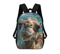 sinyumoney 3D Printed Kids School Backpack Camel Sea Backpacks Fashion Casual Children Backpacks Outdoor Casual Daypack Cute Travel Bags 17inch