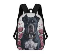 sinyumoney 3D Printed Kids School Backpack Cane Corso Dog Children School Bag Travel Rucksacks Fashion Book Bags Large Capacity Backpack 17inch