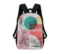 sinyumoney 3D Printed Kids School Backpack Collage Art 6 Backpacks Fashion Casual Children Backpacks Outdoor Casual Daypack Cute Travel Bags 17inch