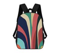 sinyumoney 3D Printed Kids School Backpack Colorful Geometric 13 Backpacks Fashion Casual Children Backpacks Outdoor Casual Daypack Cute Travel Bags 17inch
