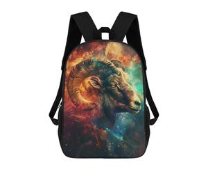 sinyumoney 3D Printed Kids School Backpack Cosmic Sheep Blaze Backpacks Fashion Casual Children Backpacks Outdoor Casual Daypack Cute Travel Bags 17inch
