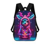 sinyumoney 3D Printed Kids School Backpack Cute Fawn Cool Backpacks Fashion Casual Children Backpacks Outdoor Casual Daypack Cute Travel Bags 17inch