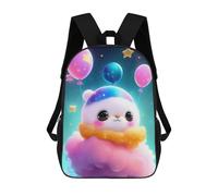 sinyumoney 3D Printed Kids School Backpack Cute Space Baby Backpacks Fashion Casual Children Backpacks Outdoor Casual Daypack Cute Travel Bags 17inch