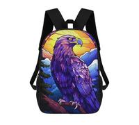 sinyumoney 3D Printed Kids School Backpack Eagle In The Wild Abstract Backpacks Fashion Casual Children Backpacks Outdoor Casual Daypack Cute Travel Bags 17inch