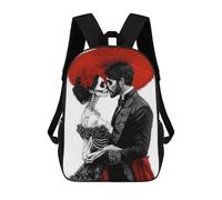 sinyumoney 3D Printed Kids School Backpack Eternal Love Backpacks Fashion Casual Children Backpacks Outdoor Casual Daypack Cute Travel Bags 17inch