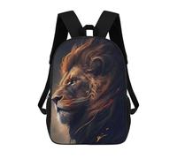 sinyumoney 3D Printed Kids School Backpack Golden Mane Majesty Children School Bag Travel Rucksacks Fashion Book Bags Large Capacity Backpack 17inch