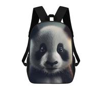 sinyumoney 3D Printed Kids School Backpack Looking In Your Soul Panda Children School Bag Travel Rucksacks Fashion Book Bags Large Capacity Backpack 17inch