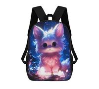 sinyumoney 3D Printed Kids School Backpack Magical Luminescent Kitten Children School Bag Travel Rucksacks Fashion Book Bags Large Capacity Backpack 17inch