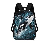 sinyumoney 3D Printed Kids School Backpack Majestic Beauty Children School Bag Travel Rucksacks Fashion Book Bags Large Capacity Backpack 17inch