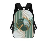 sinyumoney 3D Printed Kids School Backpack Minimalist Floral 45 Children School Bag Travel Rucksacks Fashion Book Bags Large Capacity Backpack 17inch