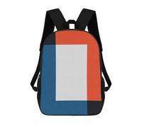sinyumoney 3D Printed Kids School Backpack Two Colors 01 Children School Bag Travel Rucksacks Fashion Book Bags Large Capacity Backpack 17inch