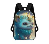 sinyumoney 3D Printed Magical Fantasy Creature Plush Toy School Backpack for Kids Children's 17inch Backpacks Boy Girl Book Bags Kids School Bag