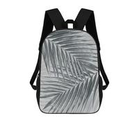 sinyumoney 3D Printed Minimalist Floral A28 Children Backpacks Kids Cute School Backpack Outdoor Casual Daypack for Boys Middle School Students 17inch