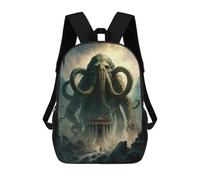 sinyumoney 3D Printed Monumental Mythical Beast School Book Bags Fashion Kids Large Capacity Backpack Children School Bag Travel Rucksacks 17inch