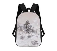 sinyumoney 3D Printed Navajo Indians VS Mexicans Children Backpacks Kids Cute School Backpack Outdoor Casual Daypack for Boys Middle School Students 17inch