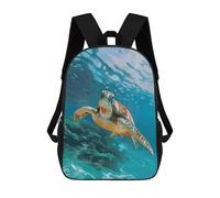 sinyumoney 3D Printed Oceans Guardian School Book Bags Fashion Kids Large Capacity Backpack Children School Bag Travel Rucksacks 17inch