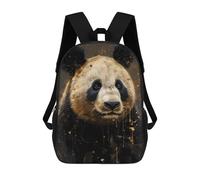 sinyumoney 3D Printed Panda Imaginary Friend Children's 17inch School Backpack for Kids High Capacity Travel Rucksacks Fashion Book Bags Kids School Bag