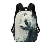 sinyumoney 3D Printed Panda Painting Art Children Backpacks Kids Cute School Backpack Outdoor Casual Daypack for Boys Middle School Students 17inch