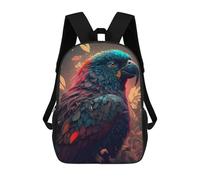 sinyumoney 3D Printed Parrot Beautiful School Book Bags Fashion Kids Large Capacity Backpack Children School Bag Travel Rucksacks 17inch