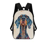 sinyumoney 3D Printed Rhodesian Ridgeback School Bags Kids Backpacks Casual Fashion Backpacks Book Bags for Boys Elementary And Middle School Students 17inch