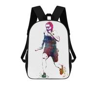 sinyumoney 3D Printed Runner School Backpack Book 17inch Bags Fashion Backpacks Large Capacity Backpack Children Travel Rucksacks