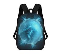 sinyumoney 3D Printed School Bag Cosmos Universe 7 Kid's Backpack Bookbag Cute Rucksacks Waterproof Fashion Casual Schoolbag for Kids 17inch