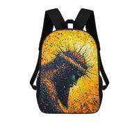 sinyumoney 3D Printed School Bag Journey to Enlightenment -2 Kid's Backpack Bookbag Cute Rucksacks Waterproof Fashion Casual Schoolbag for Kids 17inch