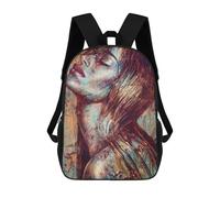 sinyumoney 3D Printed School Bag Sensual Woman Lips Kid's Backpack Bookbag Cute Rucksacks Waterproof Fashion Casual Schoolbag for Kids 17inch