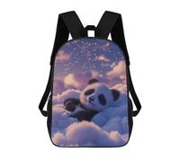 sinyumoney 3D Printed Sleeping Panda Bear School Backpack Book 17inch Bags Fashion Backpacks Large Capacity Backpack Children Travel Rucksacks