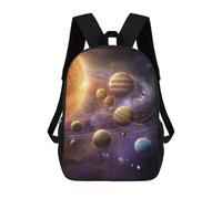 sinyumoney 3D Printed Solar System Planets-2 School Backpack Book 17inch Bags Fashion Backpacks Large Capacity Backpack Children Travel Rucksacks