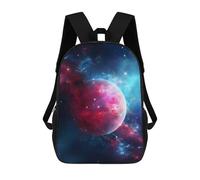 sinyumoney 3D Printed Space Planet Art Children's 17inch School Backpack for Kids High Capacity Travel Rucksacks Fashion Book Bags Kids School Bag