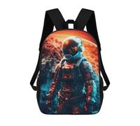 sinyumoney 3D Printed Spaceman Planets Space School Book Bags Fashion Kids Large Capacity Backpack Children School Bag Travel Rucksacks 17inch