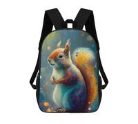 sinyumoney 3D Printed Squirrel Wondrous Children Backpacks Kids Cute School Backpack Outdoor Casual Daypack for Boys Middle School Students 17inch
