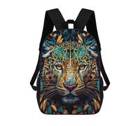 sinyumoney 3D Printed The Cunning Jaguar Children Backpacks Kids Cute School Backpack Outdoor Casual Daypack for Boys Middle School Students 17inch